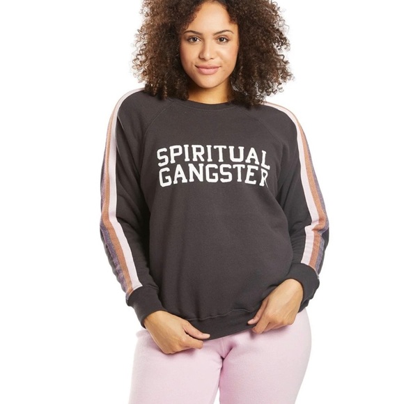 Spiritual Gangster|| SGV Classic Crew Pullover, yoga Size Small Logo, - Picture 1 of 7